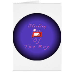 Ich denke über die Kiste hinaus.