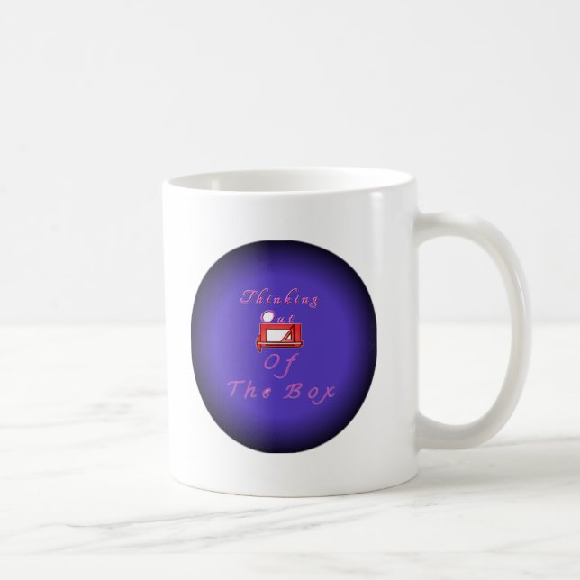Ich denke über die Kiste hinaus. Tasse (Rechts)
