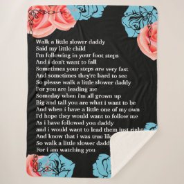 Ich denke, viele Väter würden diese Decke Liebe ge Sherpadecke