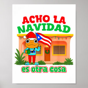 Ich denke Weihnachten ist etwas anderes Puerto Ric Poster