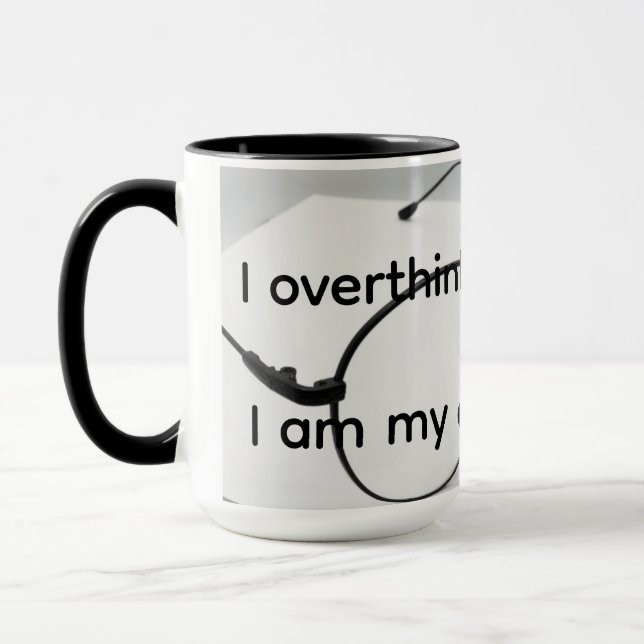 Ich denke zu viel nach tasse (Links)