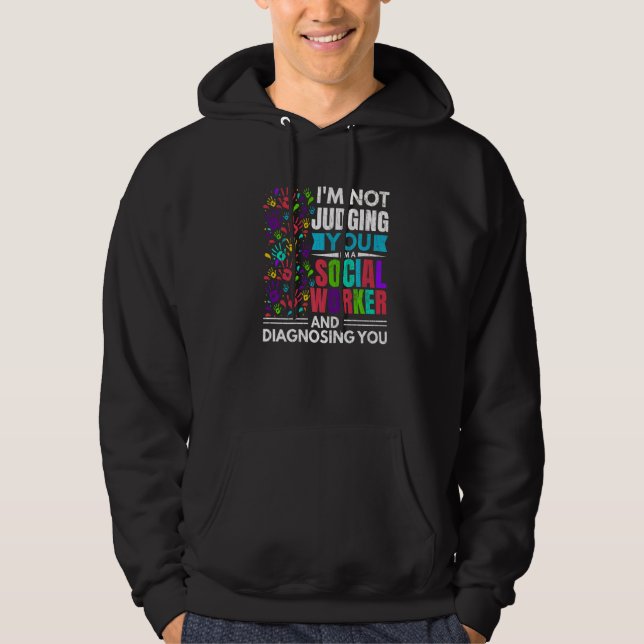 Ich diagnostiziere Sozialarbeiter für Sie als Sozi Hoodie (Vorderseite)