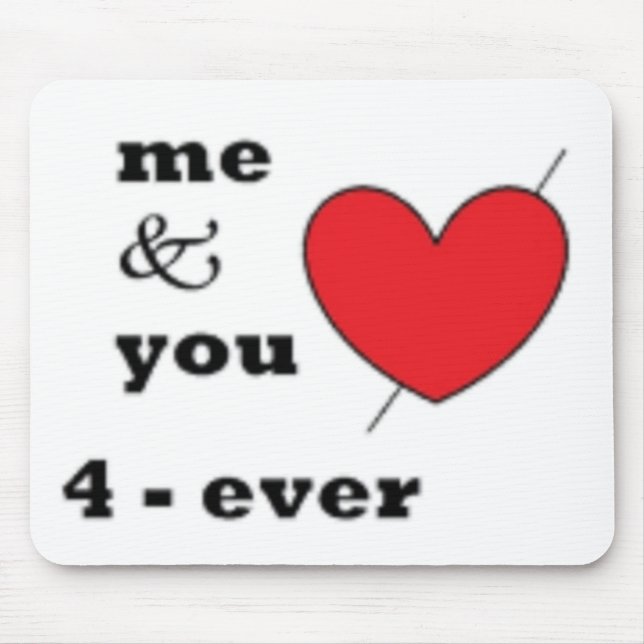 ICH & DICH 4-JE MOUSEPAD (Vorne)