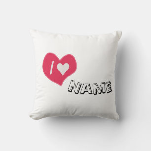 “Ich❤️Dich Herz – Süßes Romantisches Geschenkdesig Kissen