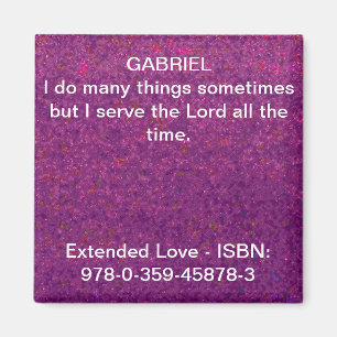 Ich diene den Lord ständig. Magnet