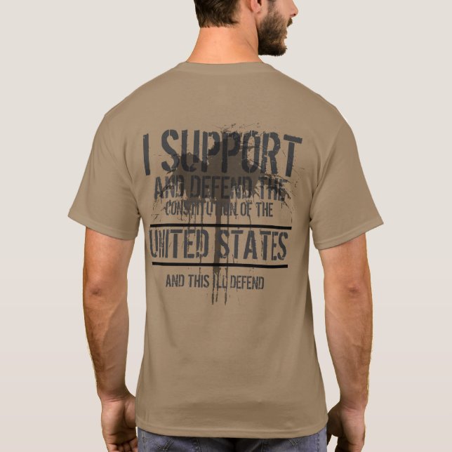 Ich diene niemandem T-Shirt (Rückseite)