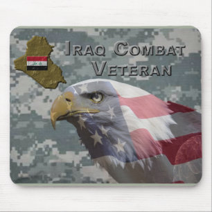 Ich diente - Irak-Kampf-Veteran Mousepad