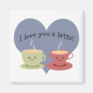 Ich dir eine Latte! Magnet