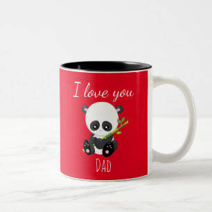 Ich  dir Vater Cool Panda Zweifarbige Tasse