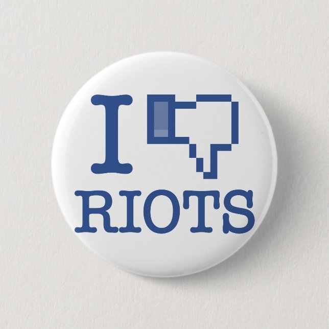 ICH DISKUTIERE RIOTS BUTTON (Vorderseite)