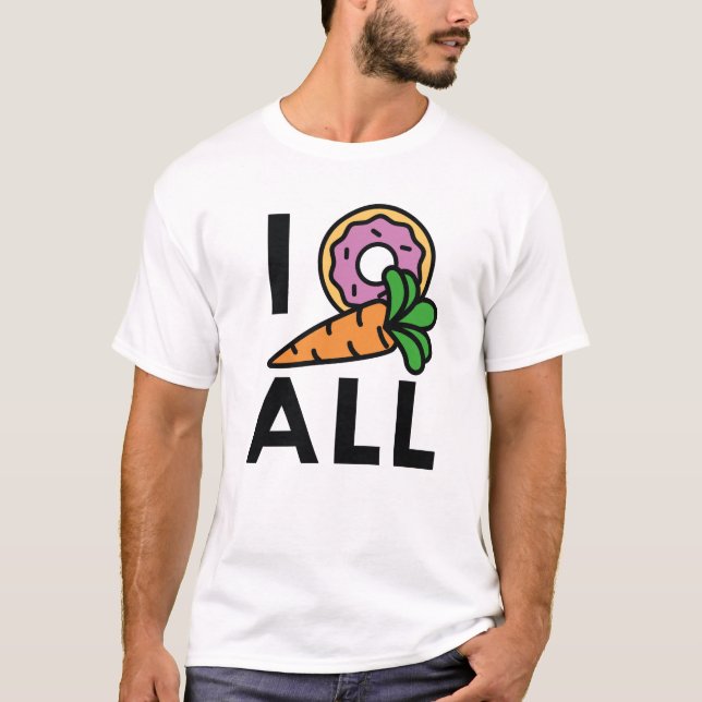 Ich Donut Carrot T-Shirt (Vorderseite)