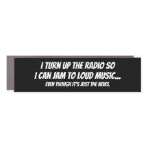 "Ich drehe das Radio auf, damit ich laute Musik hö