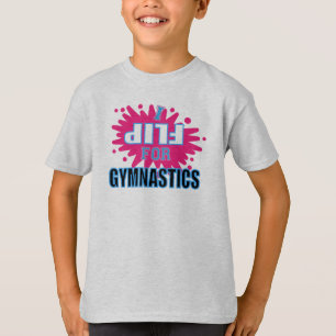 Ich drehe für Gymnastik-Shirt um T-Shirt
