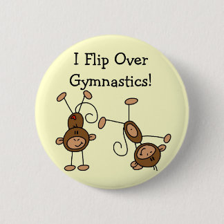 Ich drehe über Gymnastik-T-Shirts und Geschenken Button