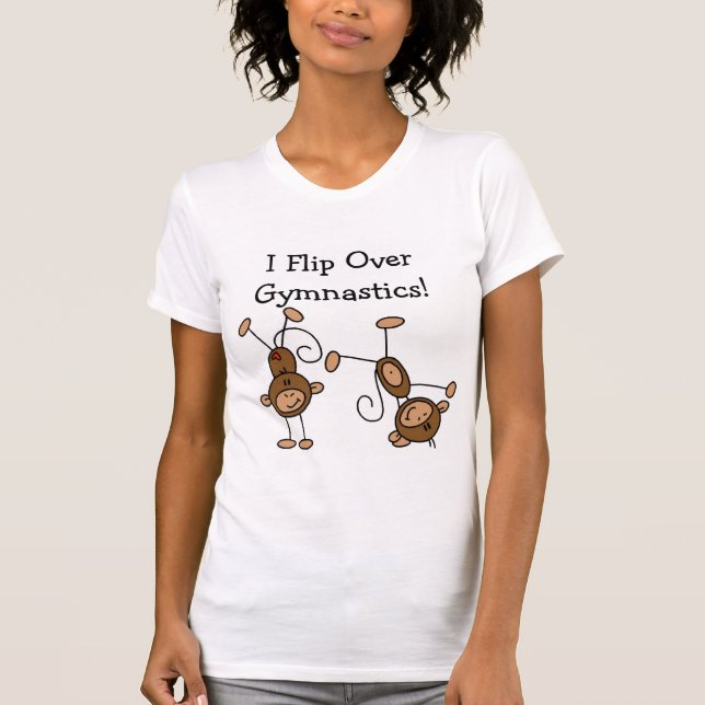 Ich drehe über Gymnastik-T-Shirts und Geschenken T-Shirt (Vorderseite)