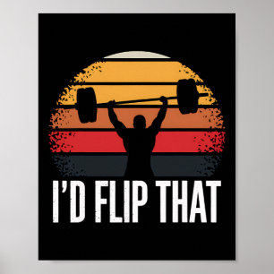 Ich Drehte, dass Gym Bodybuildi trainieren würde Poster