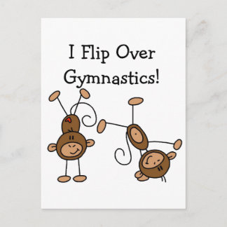 Ich Drehte über Gymnastik Tshirts und Geschenke Postkarte
