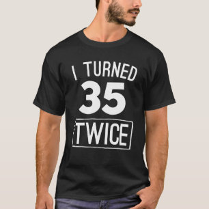 Ich drehte zweimal lustiges 70. Shirt 1948 des