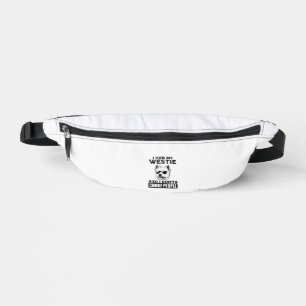 Ich drücke meine Westie, damit ich nicht Leute ers Bauchtasche