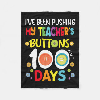 Ich drückte meine Lehrer 100 Tage lang die Kids-Te Fleecedecke