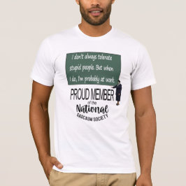 Ich dulde nicht immer dumme Menschen. Sarkastisch T-Shirt