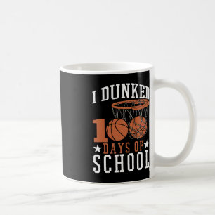 Ich Dunked 100 Tage der Schule Kindergarten Basket Kaffeetasse