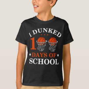 Ich Dunked 100 Tage der Schule   Kindergartengesch T-Shirt