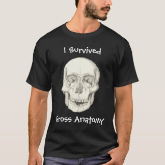 "Ich dunkles Shirt überlebte der groben Anatomie"