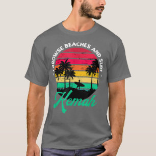 Ich durchsuche Strände und Surfen Kemah Surfen Tex T-Shirt