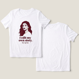 Ich editiere meine eigene Geschichte | Literarisch Tri-Blend Shirt