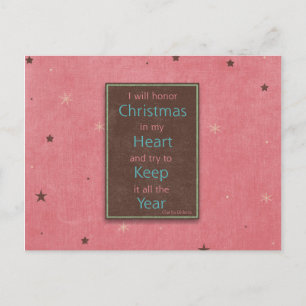 Ich ehre Weihnachten Rosa Braun Design