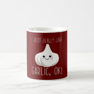 Ich einfach nur Liebe Knoblauch Ok! Kawaii-Knoblau Kaffeetasse