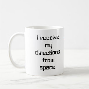 Ich empfange meine Richtungen vom Raum…. Tasse