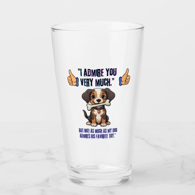 ICH EMPFEHLE DICH SEHR GLAS (Vorderseite)