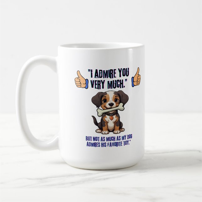 ICH EMPFEHLE DICH SEHR KAFFEETASSE (Links)