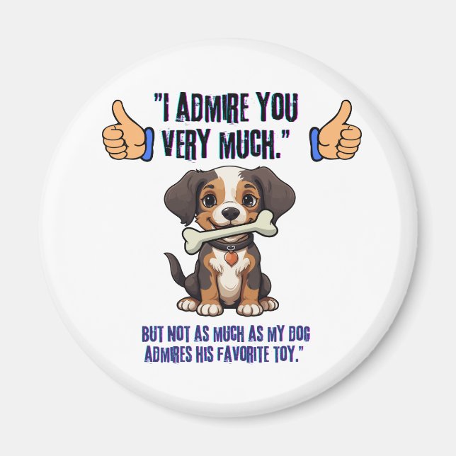 ICH EMPFEHLE DICH SEHR MAGNET (Vorne)