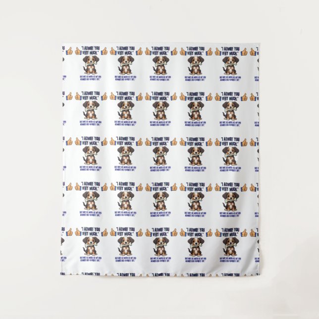 ICH EMPFEHLE DICH SEHR WANDTEPPICH (Vorderseite)