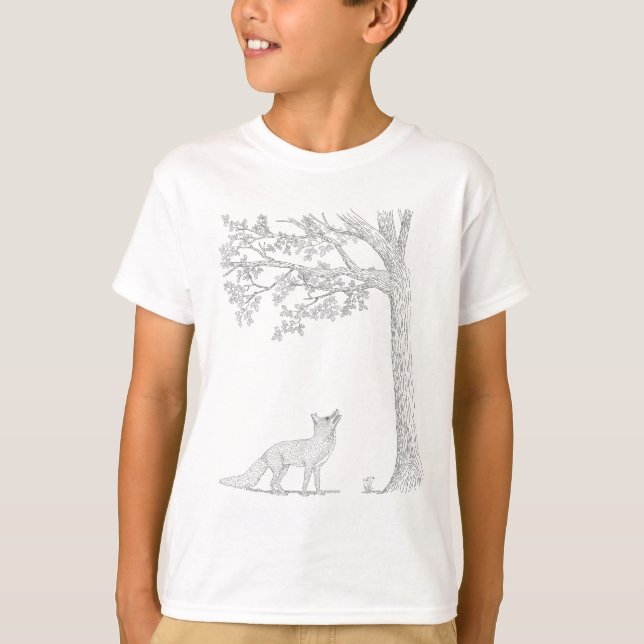 Ich entdeckt den Eichhörnchen-T - Shirt (Vorderseite)