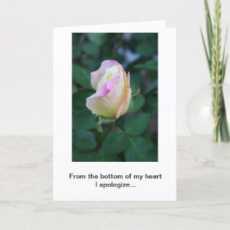 Ich entschuldige mich für Ihre Rücksichtslosigkeit Karte
