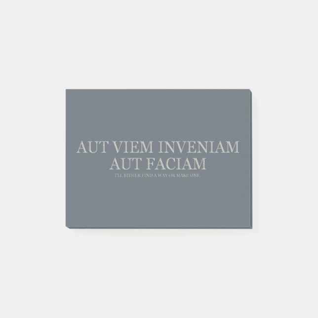 Ich entweder finde eine Weise oder mache ein - Post-it Klebezettel (Vorderseite)