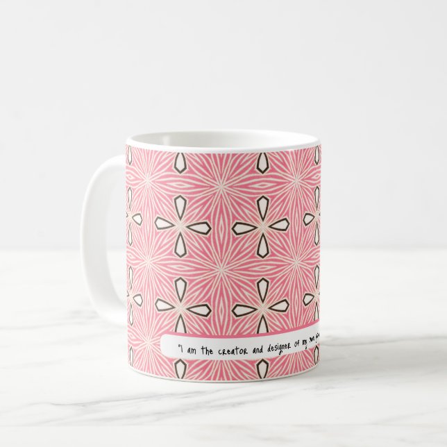 Ich entwerbe nur mein Leben | ROSE Kaffeetasse (Vorderseite Links)