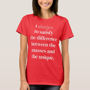 Ich entwerfe einen T - Shirt für Frauen