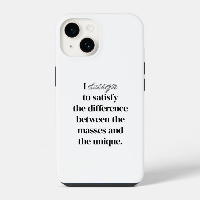 Ich entwerfe iPhone-Hüllen iPhone Hülle (Rückseite)