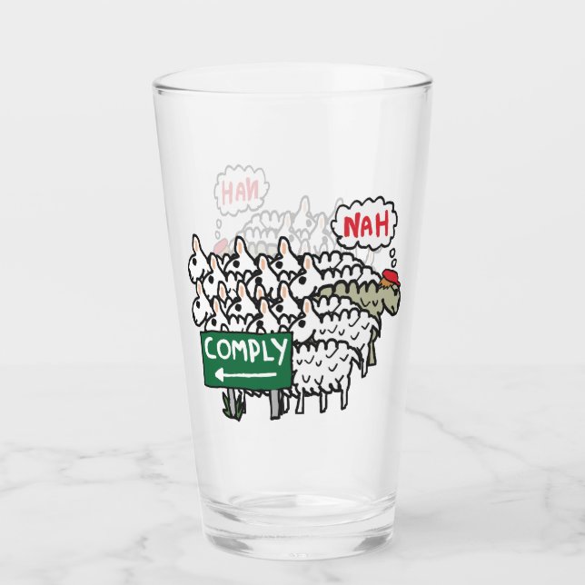 Ich erfülle mich nicht glas (Vorderseite)