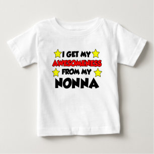Ich erhalte mein Awesomeness von meinem Nonna Baby T-shirt