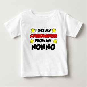 Ich erhalte mein Awesomeness von meinem Nonno Baby T-shirt