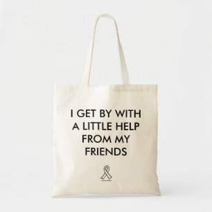 "Ich erhalte vorbei…" Slogan-Tasche Tragetasche