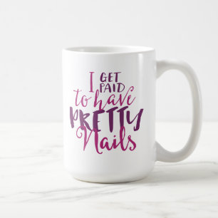 Ich erhalte zahlend, hübsche Tasse der Nagel-15oz