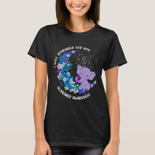 Ich erinnere mich an Alzheimer Awareness Elephant T-Shirt