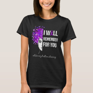 Ich erinnere mich an Alzheimer und das Gehirn T-Shirt